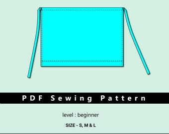 Tailleschort pdf naaipatroon | Naaien voor beginners