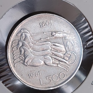1961 Italy 500 Lire - Etsy