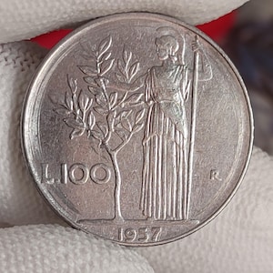 100 lire 1957 - Etsy 日本