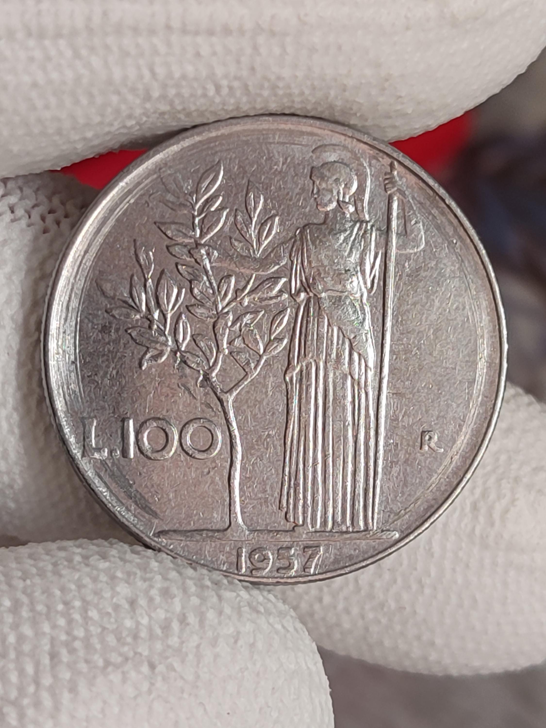 100 lire 1957 - Etsy 日本