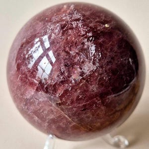 STRAWBERRYQUARTZ SPHERE CRYSTAL Xl 64mm 365g, Crystal Gift for her