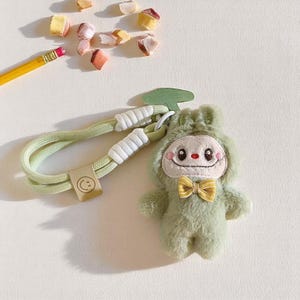 Pluche Bunny Monsters-sleutelhangers, kawaii-sleutelhangers, anime-telefoonriem, schattig telefoonriempje, trendy tasdecoratie, tasbedel, peutercadeau