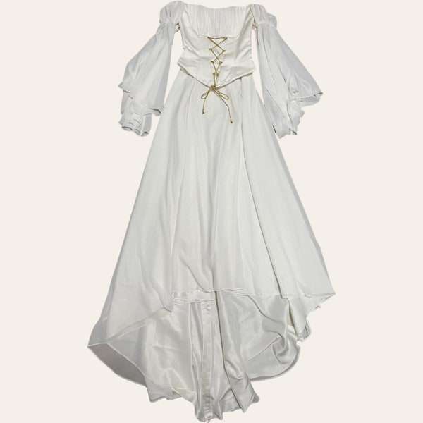 Ethereal maiden corset top + skirt