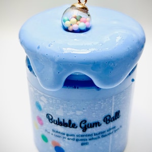 Bubble Gum Ball -  scented glossy slime - creative play and stress relief - great gift idea for her him - birthday treat - Uk seller