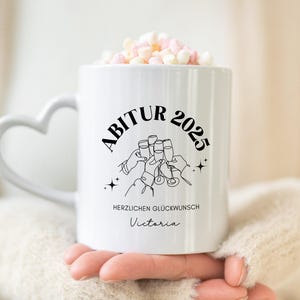 Tasse Abitur personalisiert, Abitur Geschenk, Abi 2025, Abschluss Geschenk, Schulabschluss, Abitur 2025, personalisiertes Abschlussgeschenk
