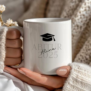 Tasse Abitur personalisiert, Abitur Geschenk, Abi 2025, Abschluss Geschenk, Schulabschluss, Abitur 2025, personalisiertes Abschlussgeschenk
