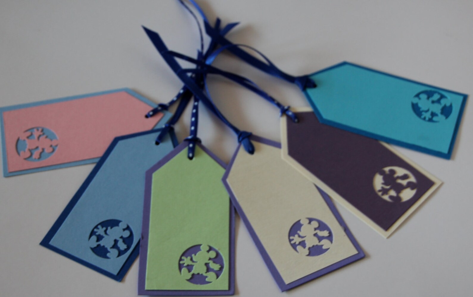 Mickey Mouse Gift Tags Set of 6 | Etsy