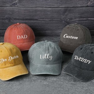 Custom Embroidered Baseball Hat: Personalized Text, Cotton Cap