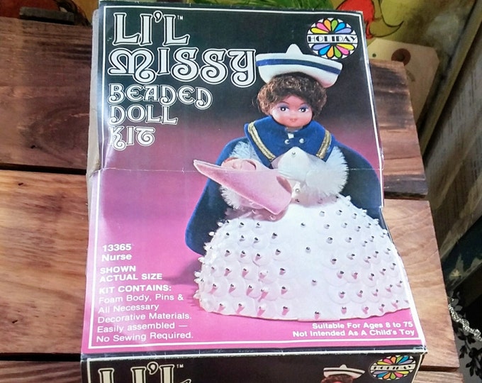 Vintage Doll Kit Lil Missy Beaded Doll Kit 13365 Nurse Etsy