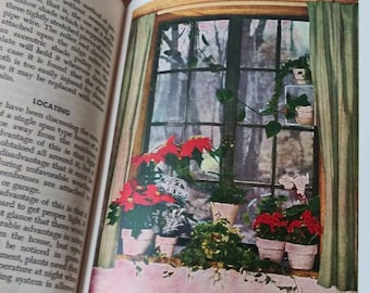 Vintage Gardening Book The Complete Book of Garden Magic Biles 30's 40's How To Plants Trees Lawn Flowers Fruits & Vegetables