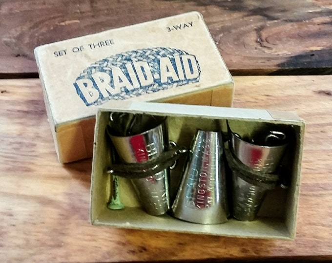 Vintage Braided Rug Tools Braid Aid Set of Three in Original Etsy