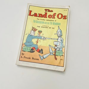 Vintage Book The Land of Oz The Further Adventures of The Scarecrow and the Tin Woodsman A Sequel to the Wizard of Oz Rand McNally
