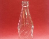 Vintage Pepsi Cola Clear Glass Swirl Bottle 16 Oz Tall 40 39 s 50 39 s Mid Century Advertising Collectible Soda Pop Bottle
