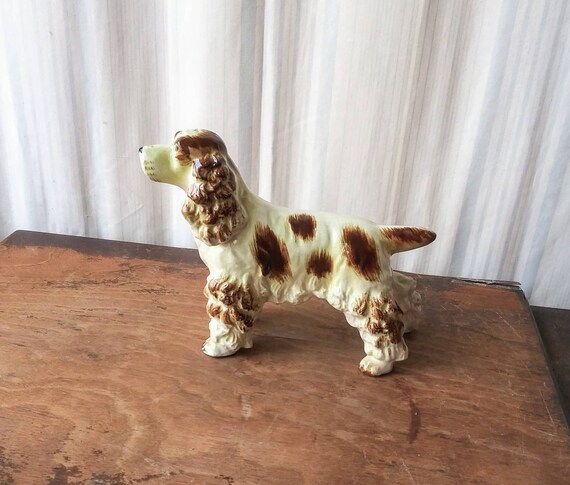 Vintage Ceramic Cocker Spaniel Dog Sculpture On Chairish Com Dog Sculpture Cocker Spaniel Dog Dog Statue