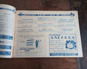 1954年製パンアメリカン航空旅行パンフレット：南米 - Etsy 日本