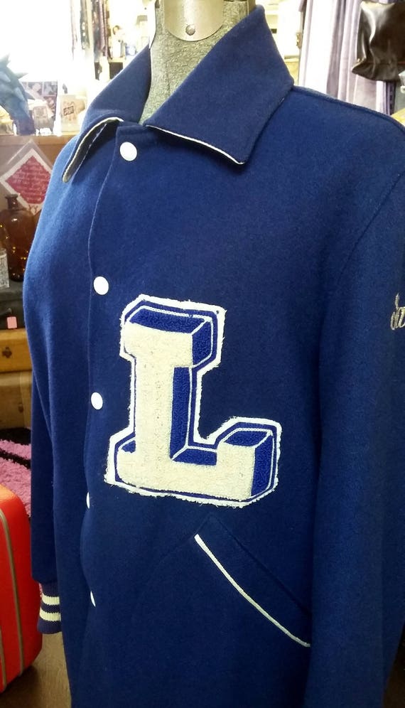 Vintage Wool Letterman Varsity Jacket 