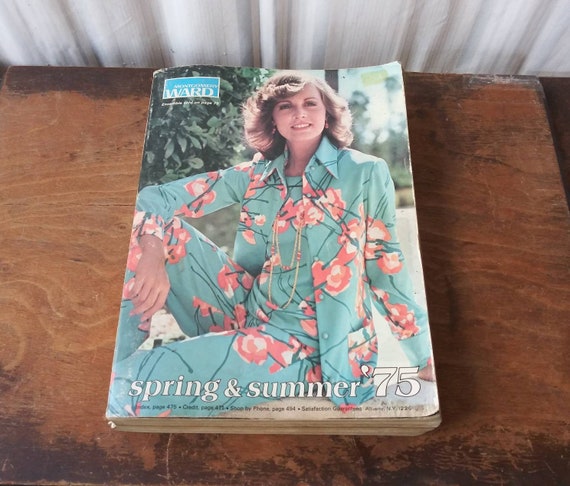 Vintage Montgomery Ward Catalog Spring Summer '75 Huge Thick
