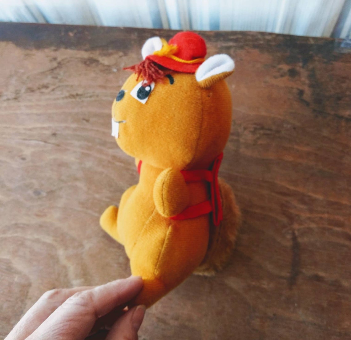 Vintage Stuffed Animal Beaver Fun Farm 1978 Toy Stuffie Bucky Etsy