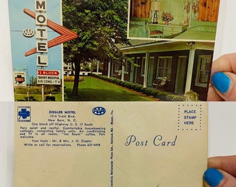 Vintage Holiday House Motel And Supper Club. 1967 Postcard 