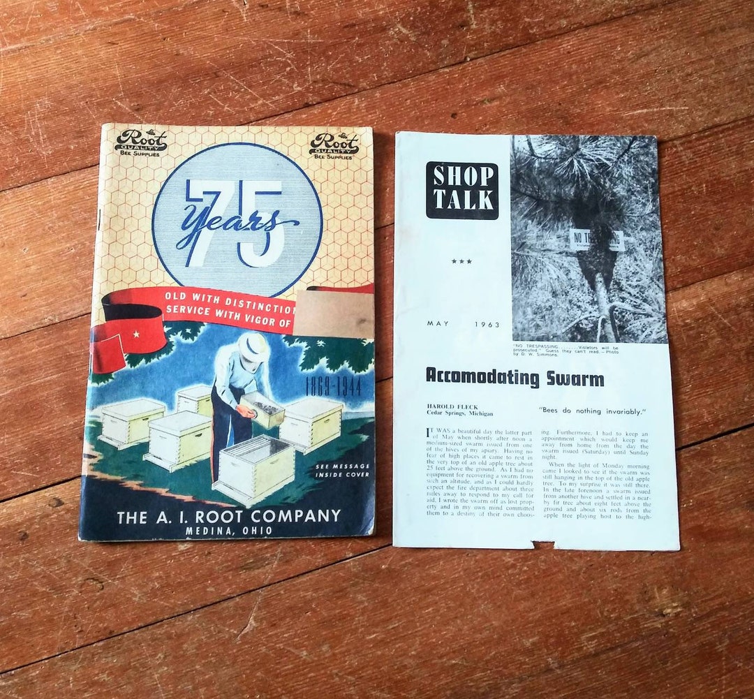 Vintage Beekeeper Catalog Root Quality Bee Supplies 40's Paper Ephemera