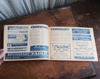 1954年製パンアメリカン航空旅行パンフレット：南米 - Etsy 日本