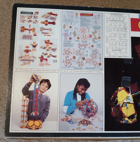 Vintage Googolplex Building Toy - Space Age Geometry Set - 1980s