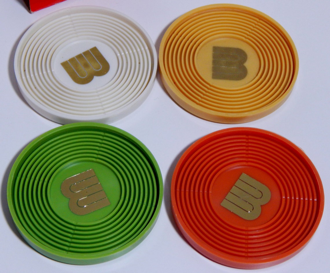 Vintage Bar Coasters Christmas Holiday Disc Coasters in Box by Etsy