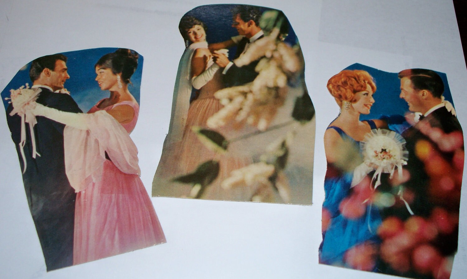 Vintage Cardboard Cutouts or Game Pieces Lot of 3 Mid Century Etsy