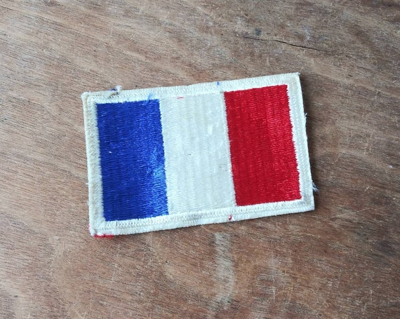 Vintage Patch French Flag Arm Patch Uniform Patch… - image 3