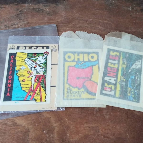 California, Distressed, Camper Van In The Mountains, Contour, Outdoor Vinyl Stickers – Lantern Press - Foto 5