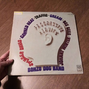 Vintage Schallplatten Album Progressive Heavies Traffic Cream Bee Gees Johnny Winter Canned Heat Spencer Davis Hondo Dog 1970 Rock n Roll