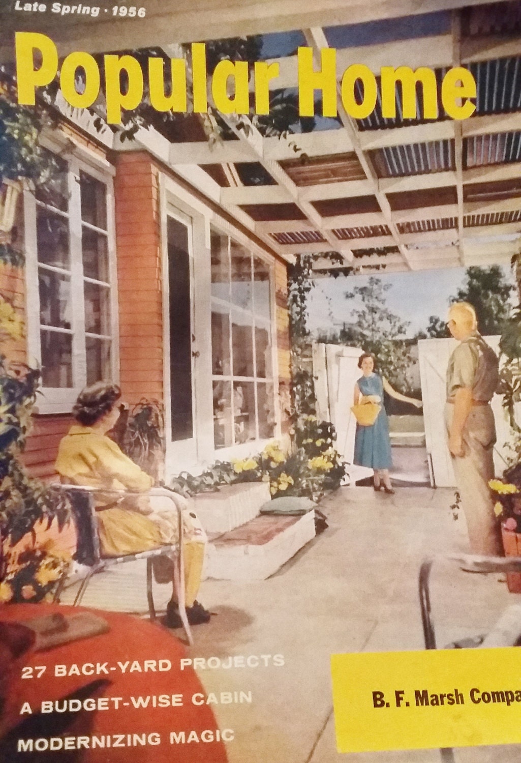 Vintage Home Magazine Popular Home Late Spring 1956 BF Marsh
