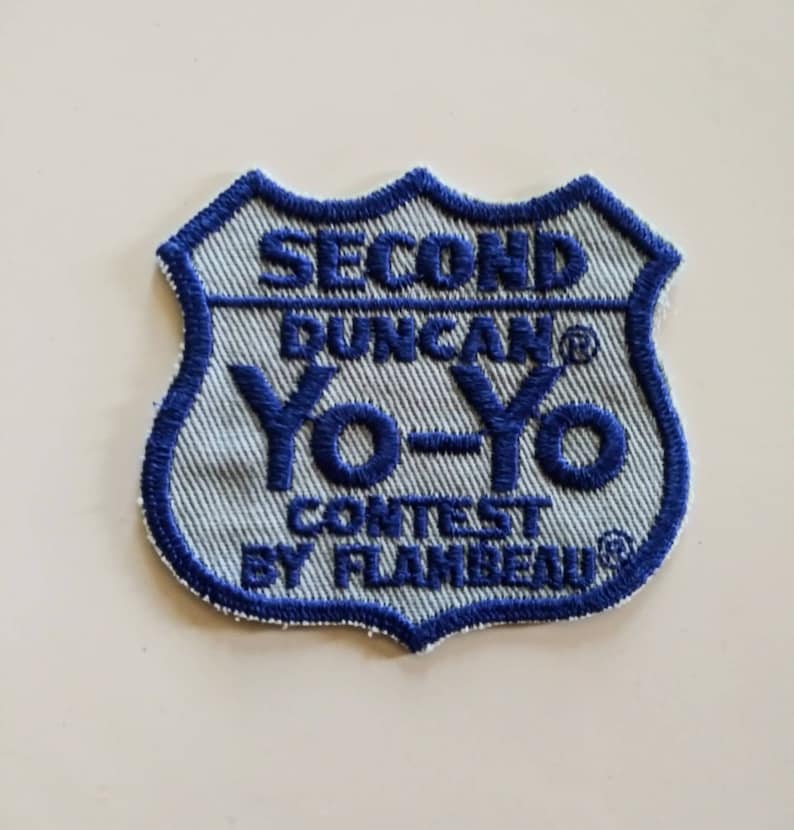Vintage Patch Second Duncan Yo-Yo Contest by Flambeau 2nd Place Winner Patch 60/'s 70/'s Collectible Memorabilia