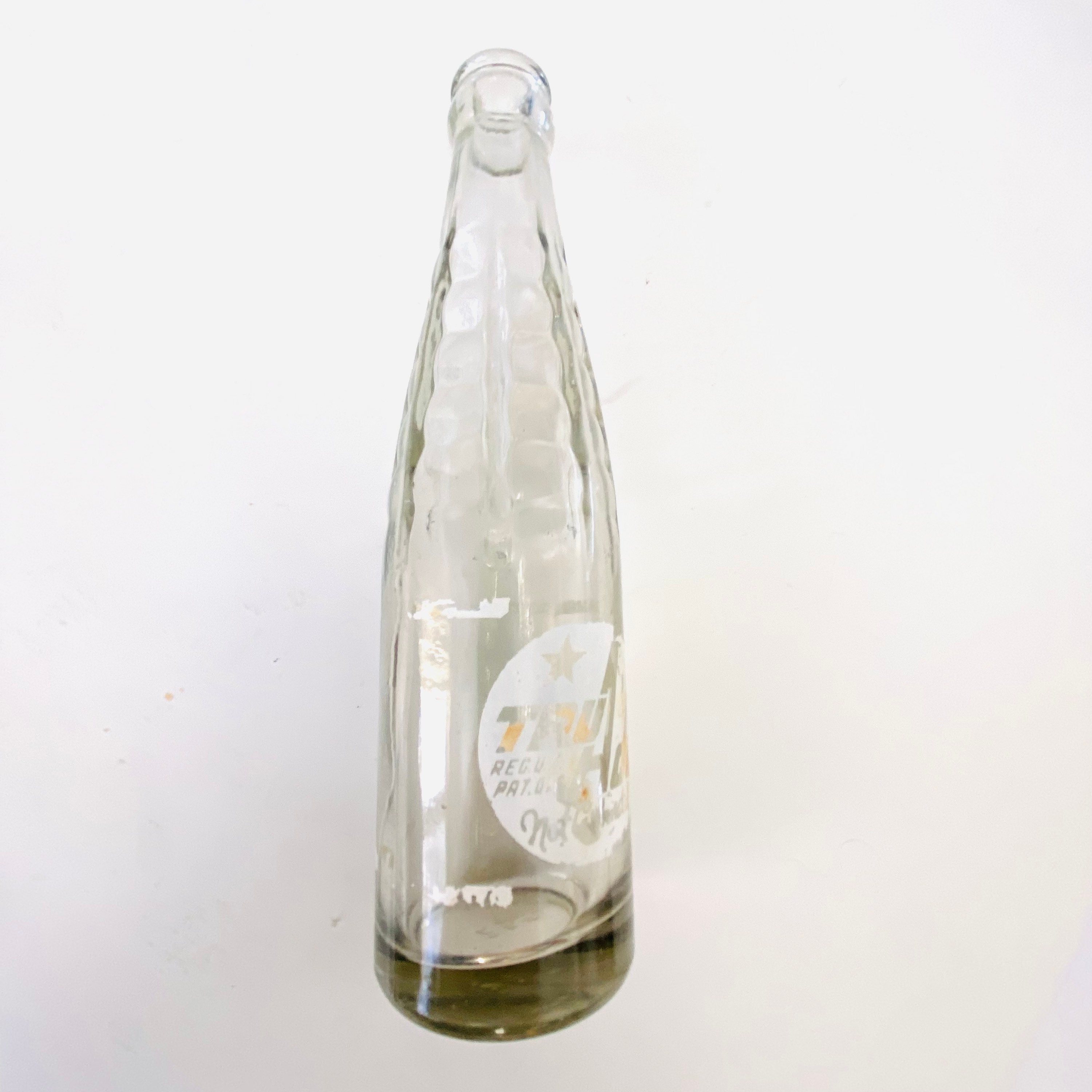 Vintage Tru Ade Soda Bottle Collector Bottle Thick Glass Ridge Etsy