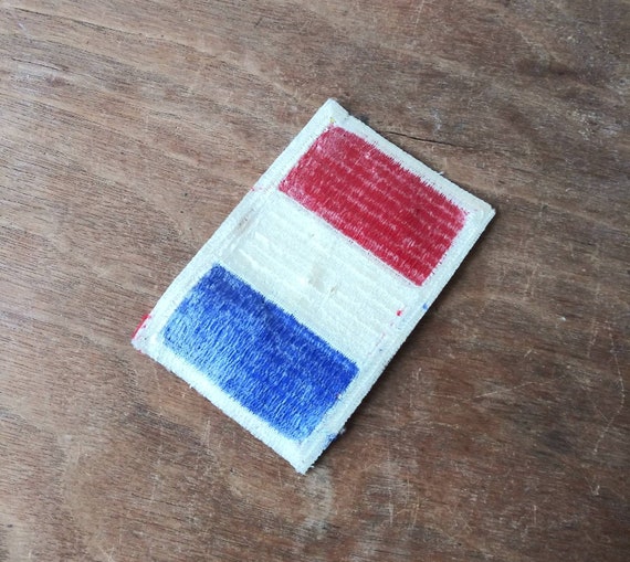 Vintage Patch French Flag Arm Patch Uniform Patch… - image 4