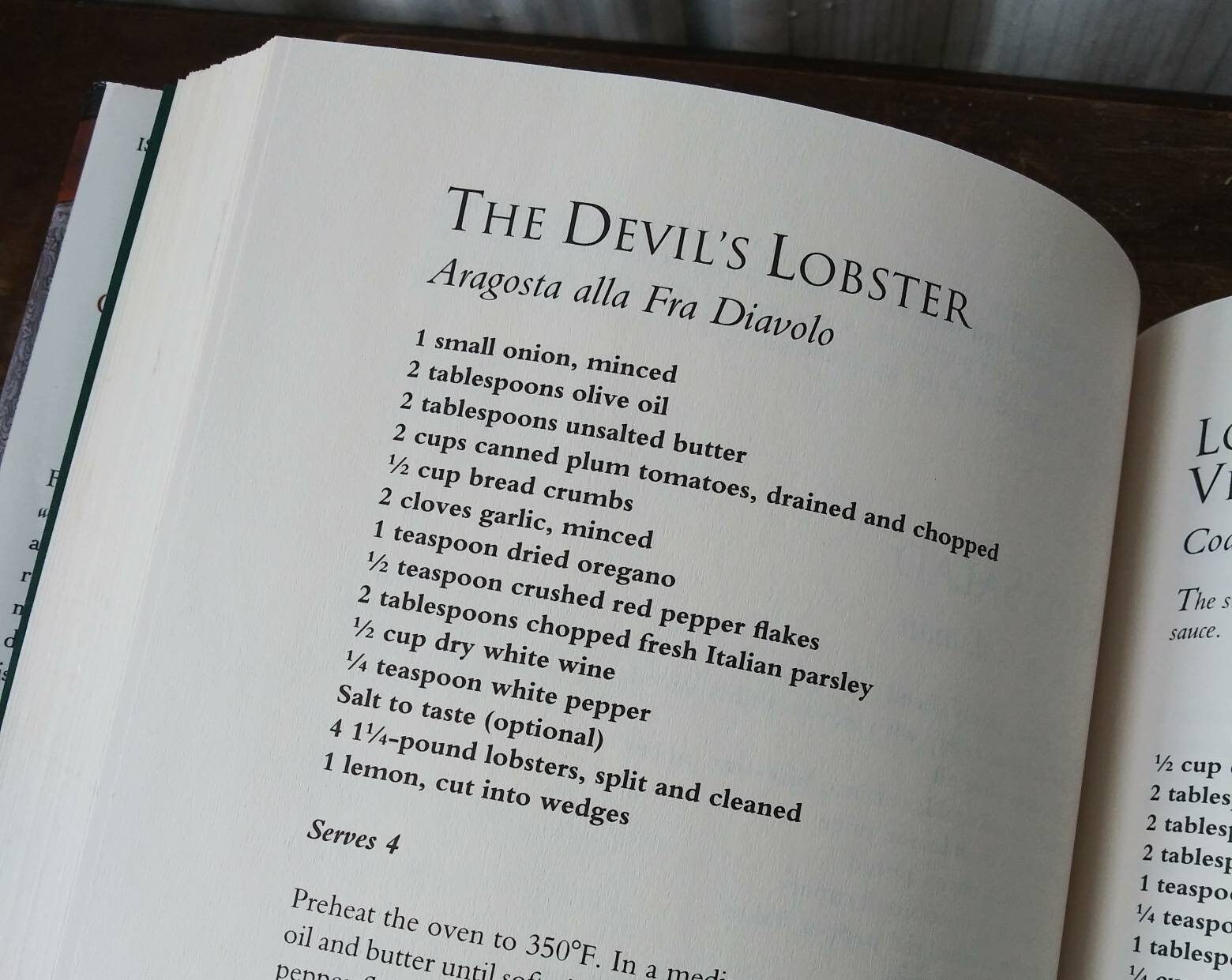 愛を込めて料理するイタリアンスタイル ヴィンテージ クックブック