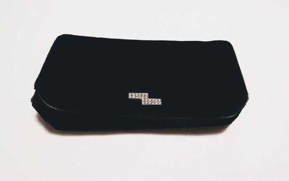 Black Quilted Clutch with Rhinestones – Lisa Marie's Boutique