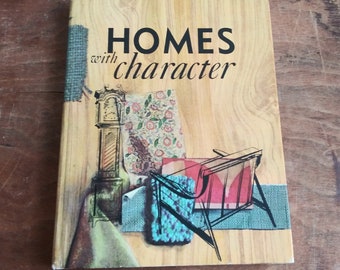 Vintage Book Homes with Character 1962 Mid Century Decorating Color & Style Vintage Furniture 50's 60's Home