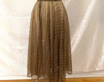 Sheer Pleated Skirt - Etsy Sheer Pleated Skirt - Etsy