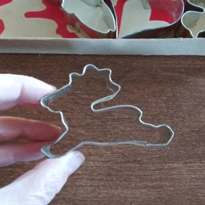 Vintage metallkakformar: Julbakning från 1950-talet, originalförpackning bild 3