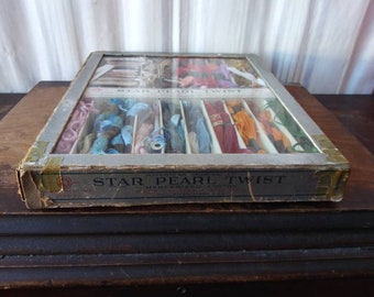 Antique Embroidery Floss Display American Thread Company