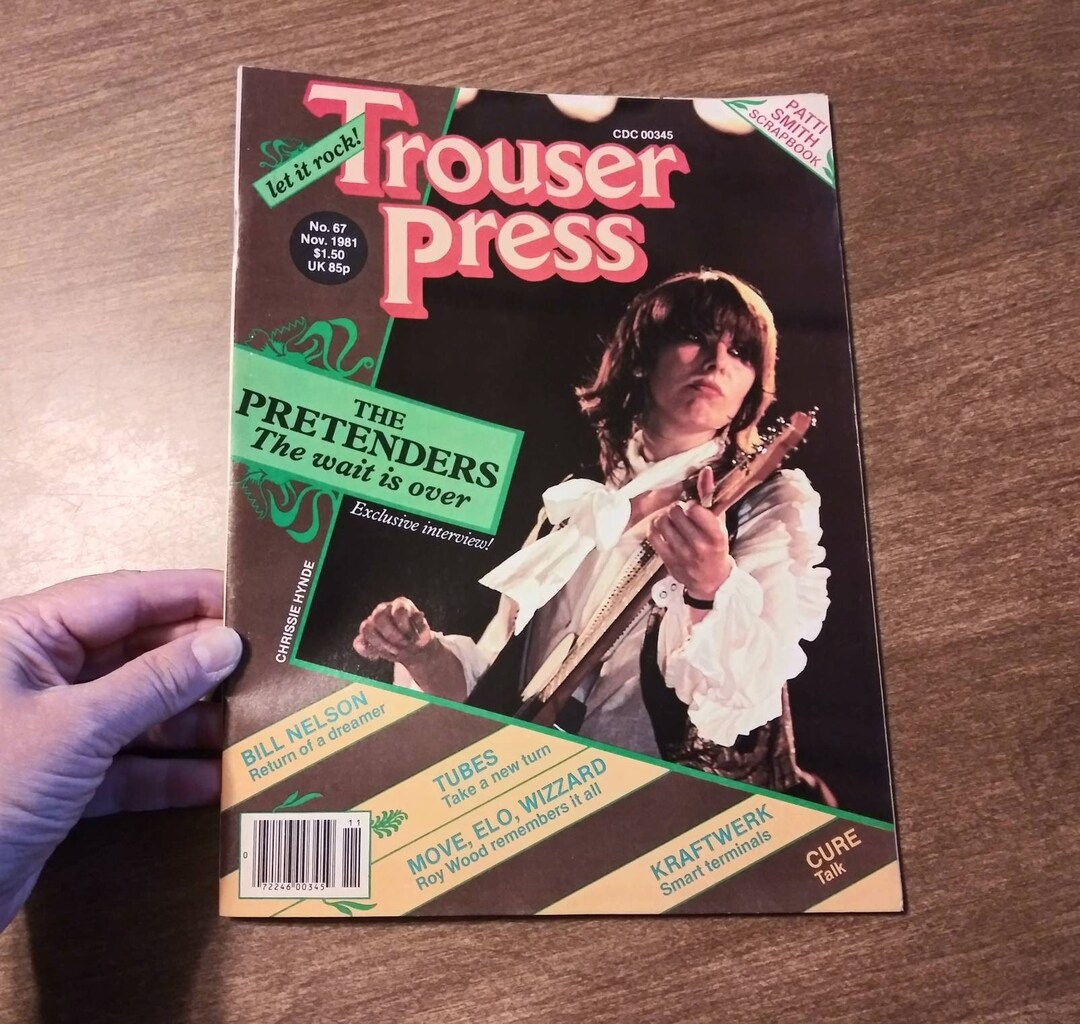 Vintage Trouser Press Magazine 70's 80's Rock N Roll Punk New Wave 1981