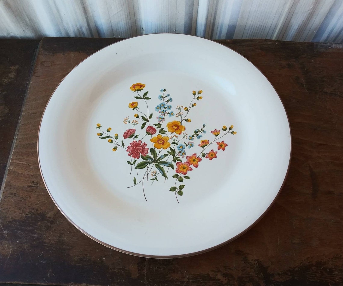 Vintage Platter Large Serving Dish or Cake Plate Grace Etsy