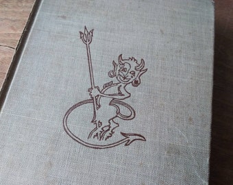 Vintage The Devil's Dictionary Book, 1940s Hardcover Edition
