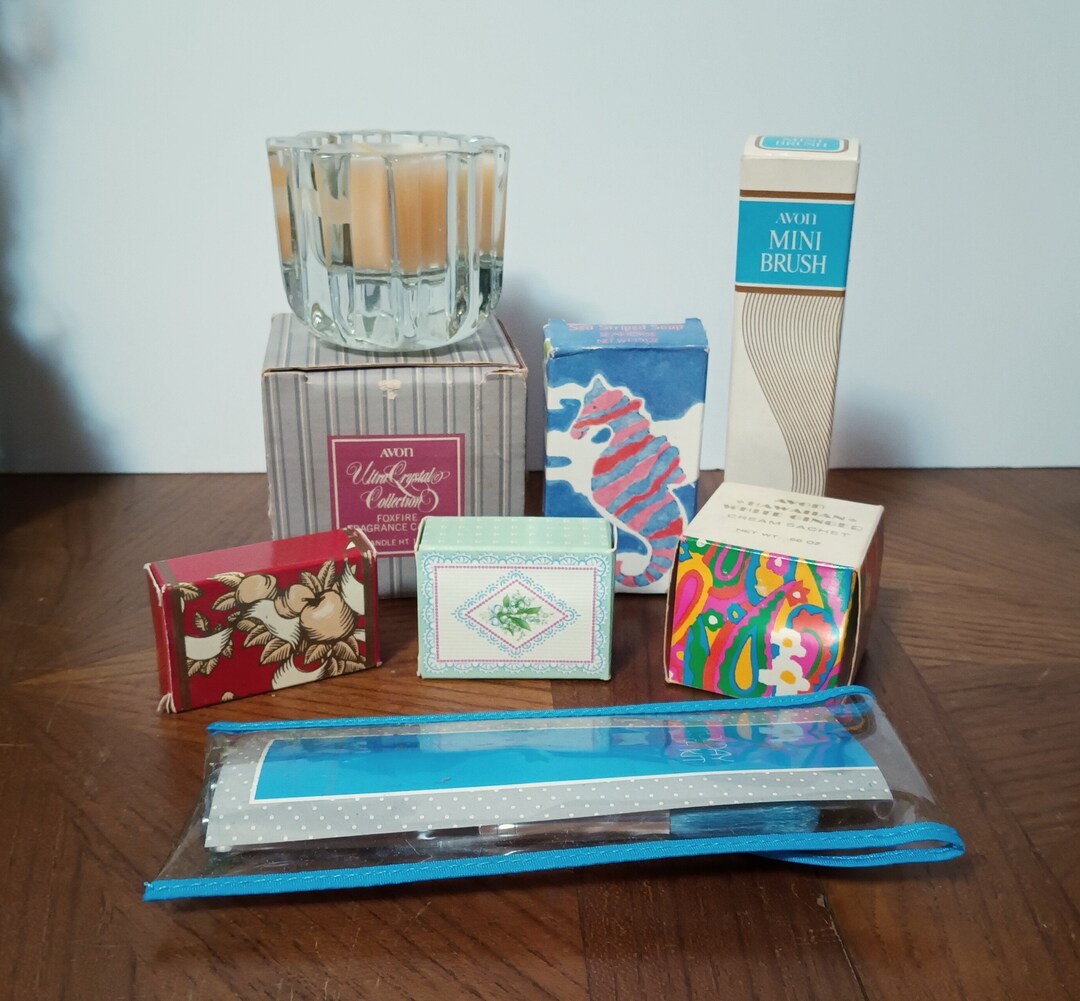PICK From Vintage Avon Items Fragrance Candle Hair SSS Soap Hawaiian