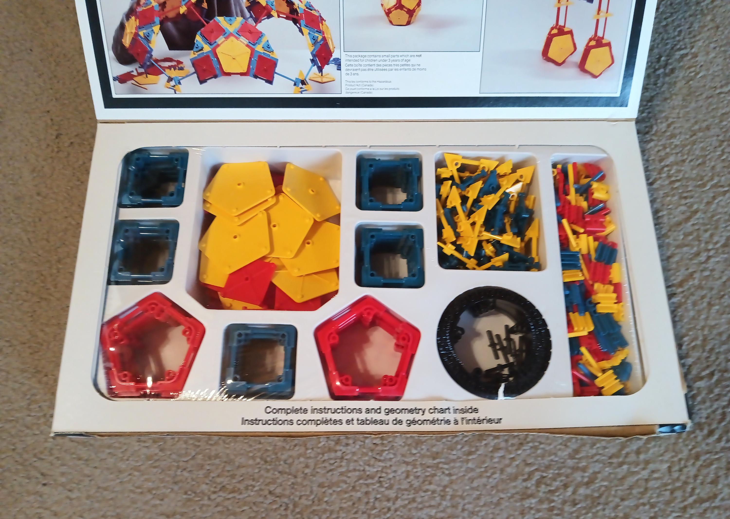 Vintage Googolplex Building Toy - Space Age Geometry Set - 1980s