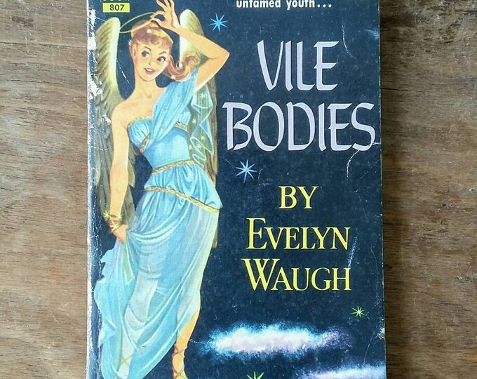 Vintage Book Vile Bodies Evelyn Waugh Fictional Satire Bright Young