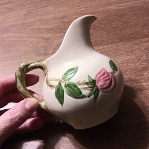 Vintage Creamer Franciscan Desert Rose Made in California USA Gladding McBean 50&#39;s Mid Century Kitchen Dining Shabby Chic