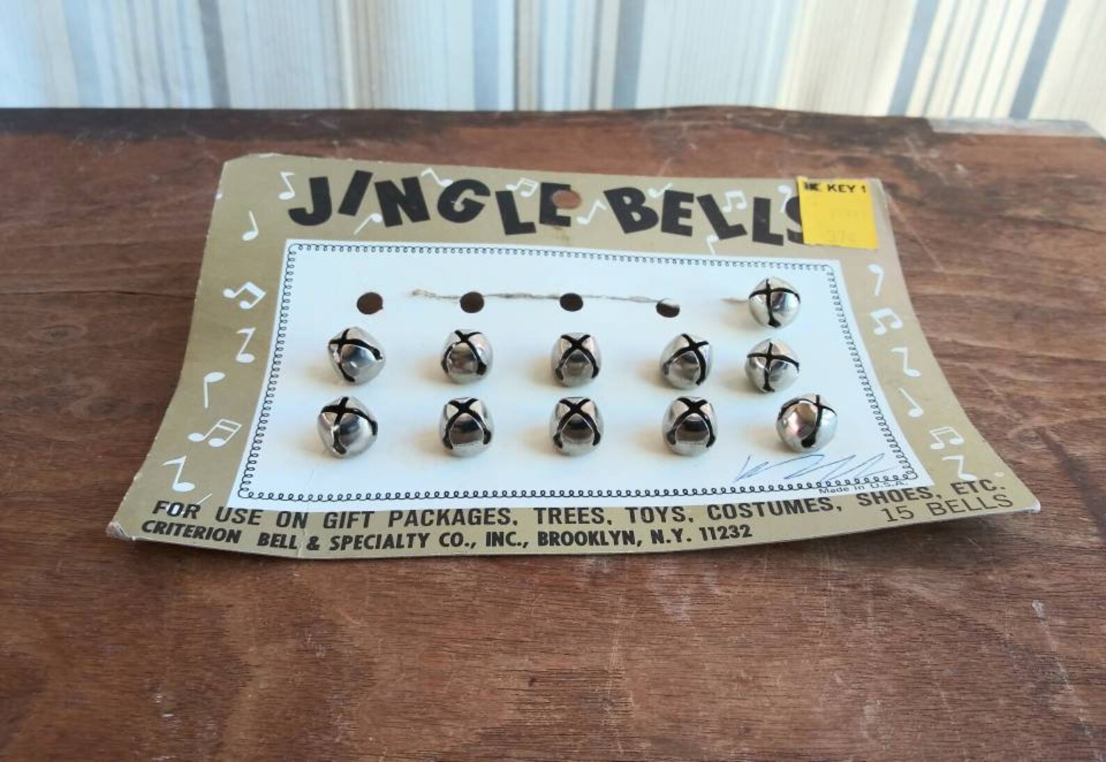 Vintage Jingle Bells Vintage Kmart Packaging Silver Bells Gift Etsy