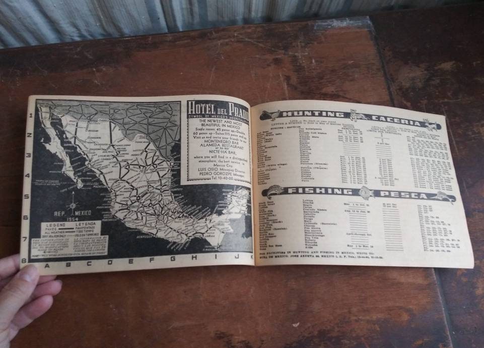 1954年製パンアメリカン航空旅行パンフレット：南米 - Etsy 日本